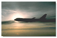 Boeing B-747 Jet Airliner Airplane Travel Stock Photos