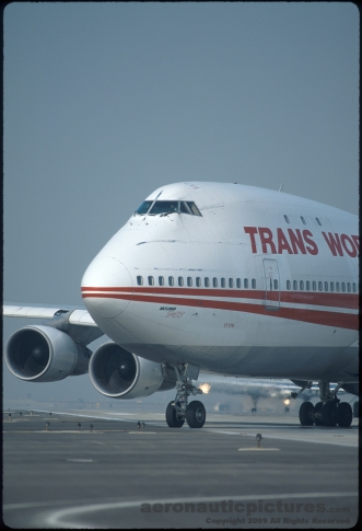 TWA Flight 800 Boeing 747 Stock Photo