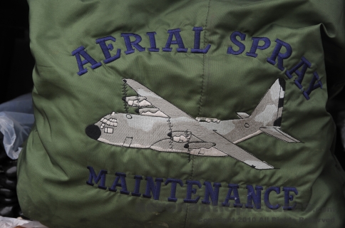 BP Oil Spill - Logo of C-130 Dispersant Spray Aircraft Photo