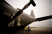 Oil Spill C-130 Dispersant Spray Aircraft Nozzle Stock Photo high definition stock photo - Oil Spill C-130 Dispersant Spray Aircraft Nozzle Stock Photo