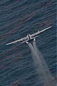 C-130 Oil Dispersant Spraying Aircraft - Stock Photo high definition stock photo - C-130 Oil Dispersant Spraying Aircraft - Stock Photo