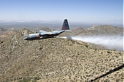 Firefighting C-130 Hercules Aircraft - Water Bomber Picture - Stock Photo high definition stock photo - Firefighting C-130 Hercules Aircraft - Water Bomber Picture - Stock Photo