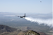 Firefighting C-130 Hercules Aircraft - Water Bomber Picture - Stock Photo high definition stock photo - Firefighting C-130 Hercules Aircraft - Water Bomber Picture - Stock Photo