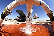Firefighting C-130 Hercules Aircraft - Water Bomber Picture - Stock Photo high definition stock photo - Firefighting C-130 Hercules Aircraft - Water Bomber Picture - Stock Photo