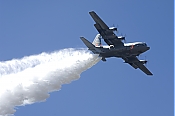 Firefighting C-130 Hercules Aircraft - Water Bomber Picture - Stock Photo high definition stock photo - Firefighting C-130 Hercules Aircraft - Water Bomber Picture - Stock Photo