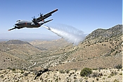 Firefighting C-130 Hercules Aircraft - Water Bomber Picture - Stock Photo high definition stock photo - Firefighting C-130 Hercules Aircraft - Water Bomber Picture - Stock Photo